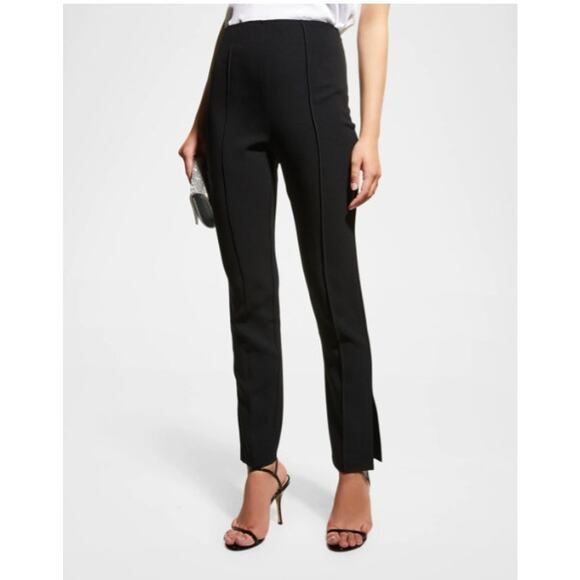 Cinq à Sept Brianne Slit Leg Trouser pants black - 6 - Picture 1 of 11